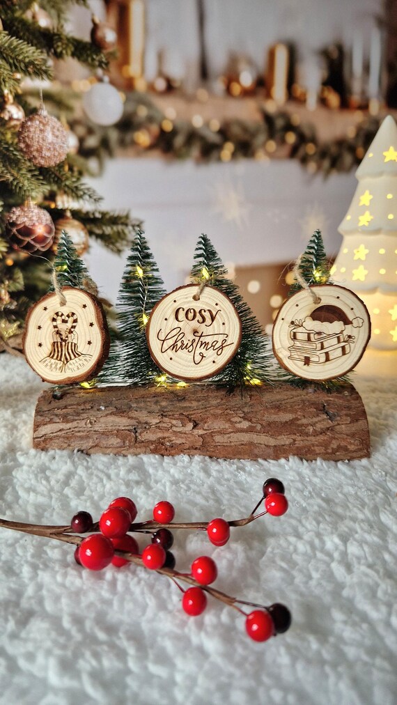 300 Pezzi Di Ornamenti Di Natale In Legno Non Finiti TOPBATHY - Forme Varie Da Dipingere E Decorare Per Il Fai Da Te