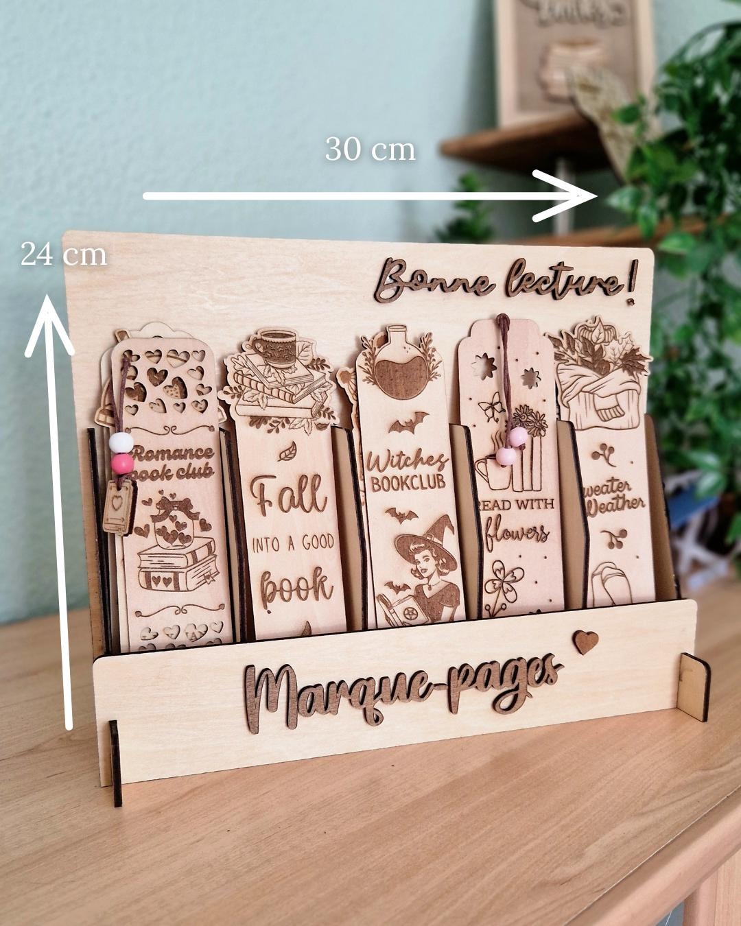 Lot De 60 Marque-pages Double Face Pour Les Amateurs De Livres