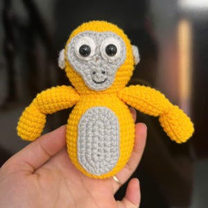 Gorilla tag crochet plush