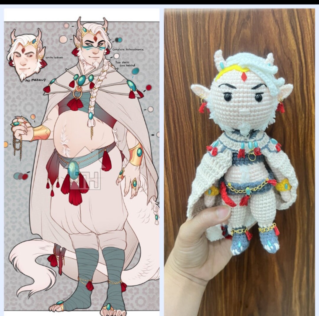 Custom Anime Plush, Custom Doll, Custom Plush, Kel Crochet Plush