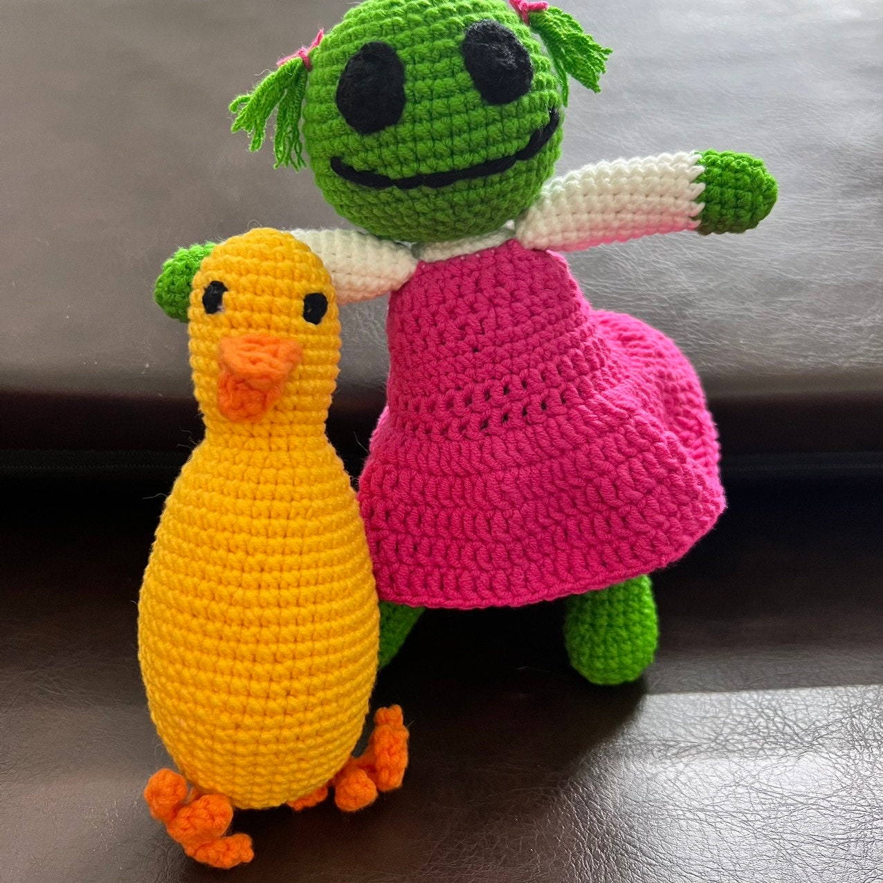 Nanalan Crochet Toy, Mona Doll, Fleefer Plush - Etsy