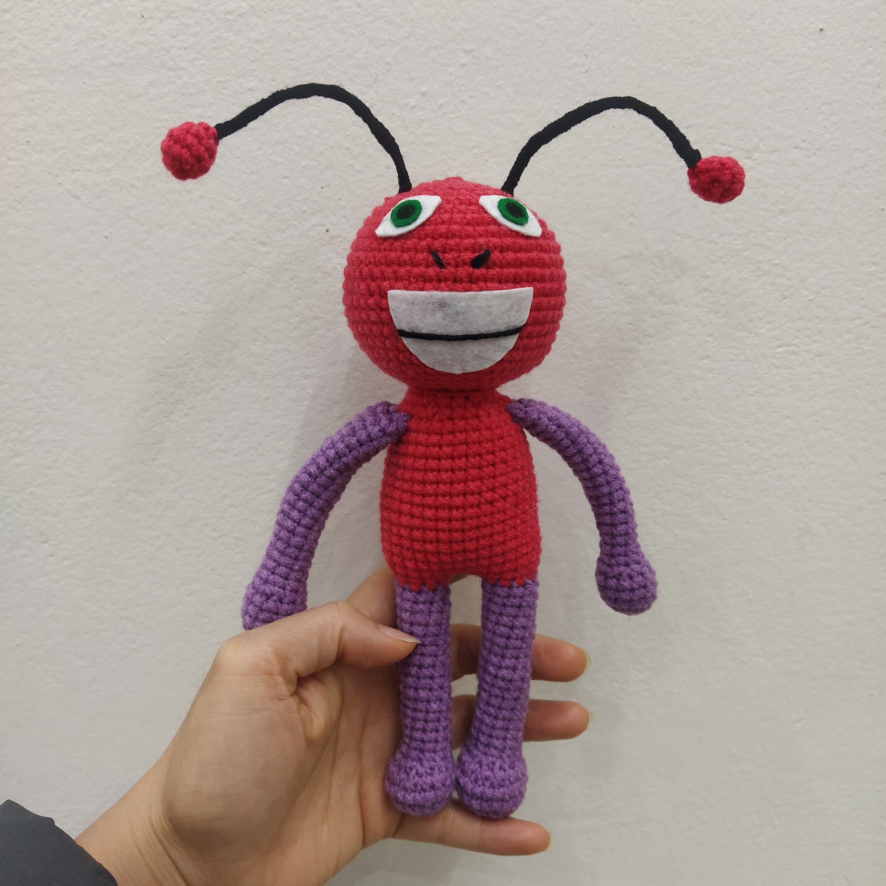 Fanmade Custom Bugbo Posable Crochet