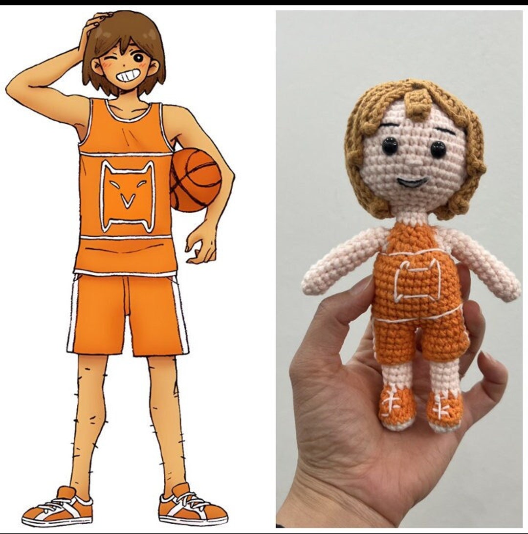 Custom Anime Plush Custom Doll Custom Plush Kel Crochet Etsy