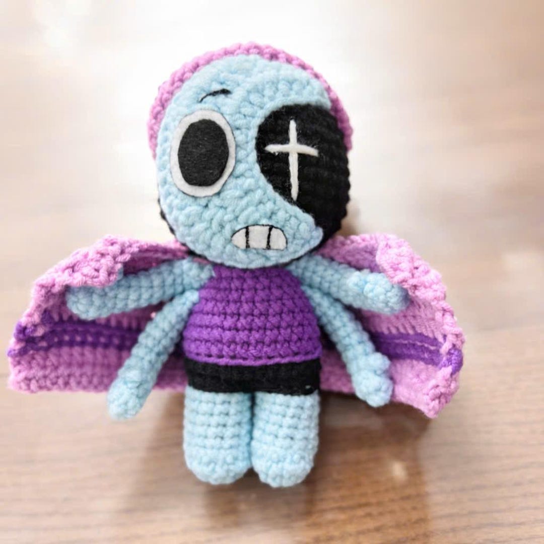 Astro Plush Doll – Handmade Crochet Amigurumi | Dandy World Character ...