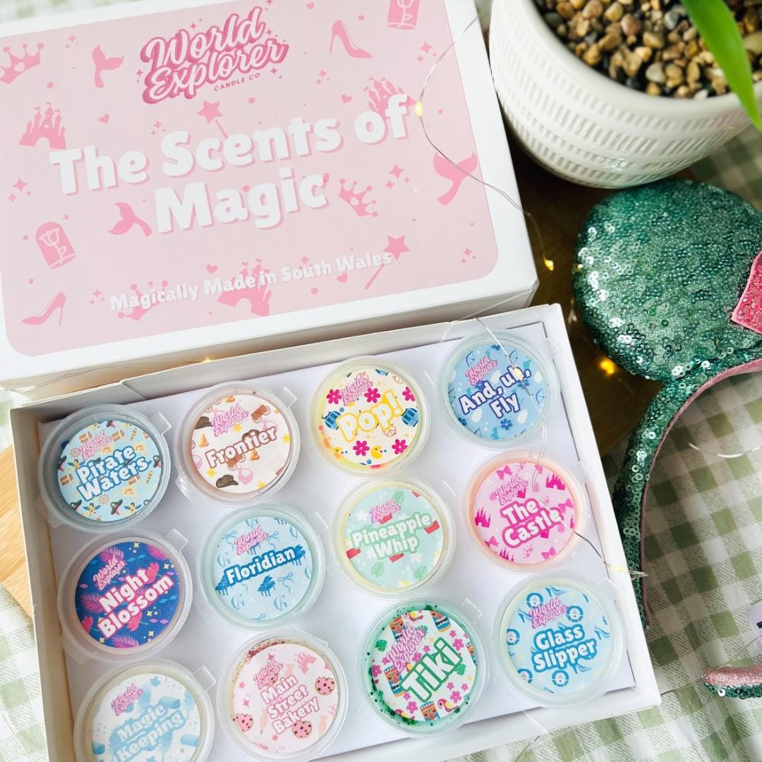Magical Wax Melt Collection, Theme Park Wax Melts, Soy Wax Melts, Vegan Friendly & Cruelty Free