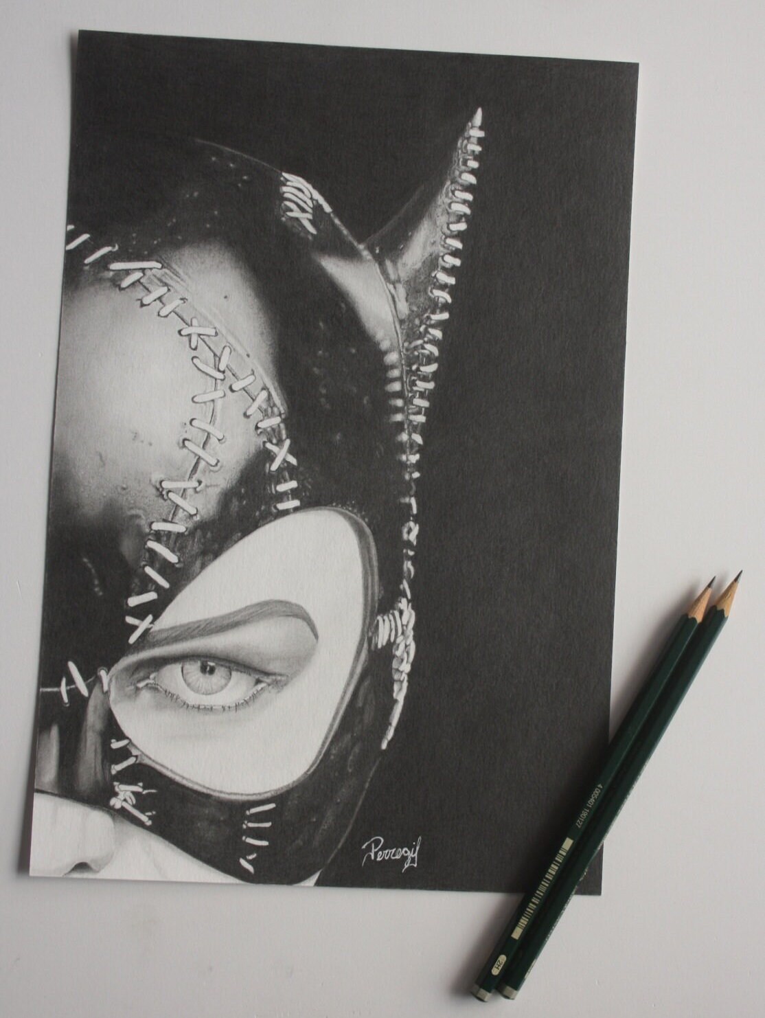 Catwoman Drawings In Pencil