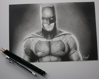 Superhero pencil drawing - Etsy España Superhero pencil drawing - Etsy España