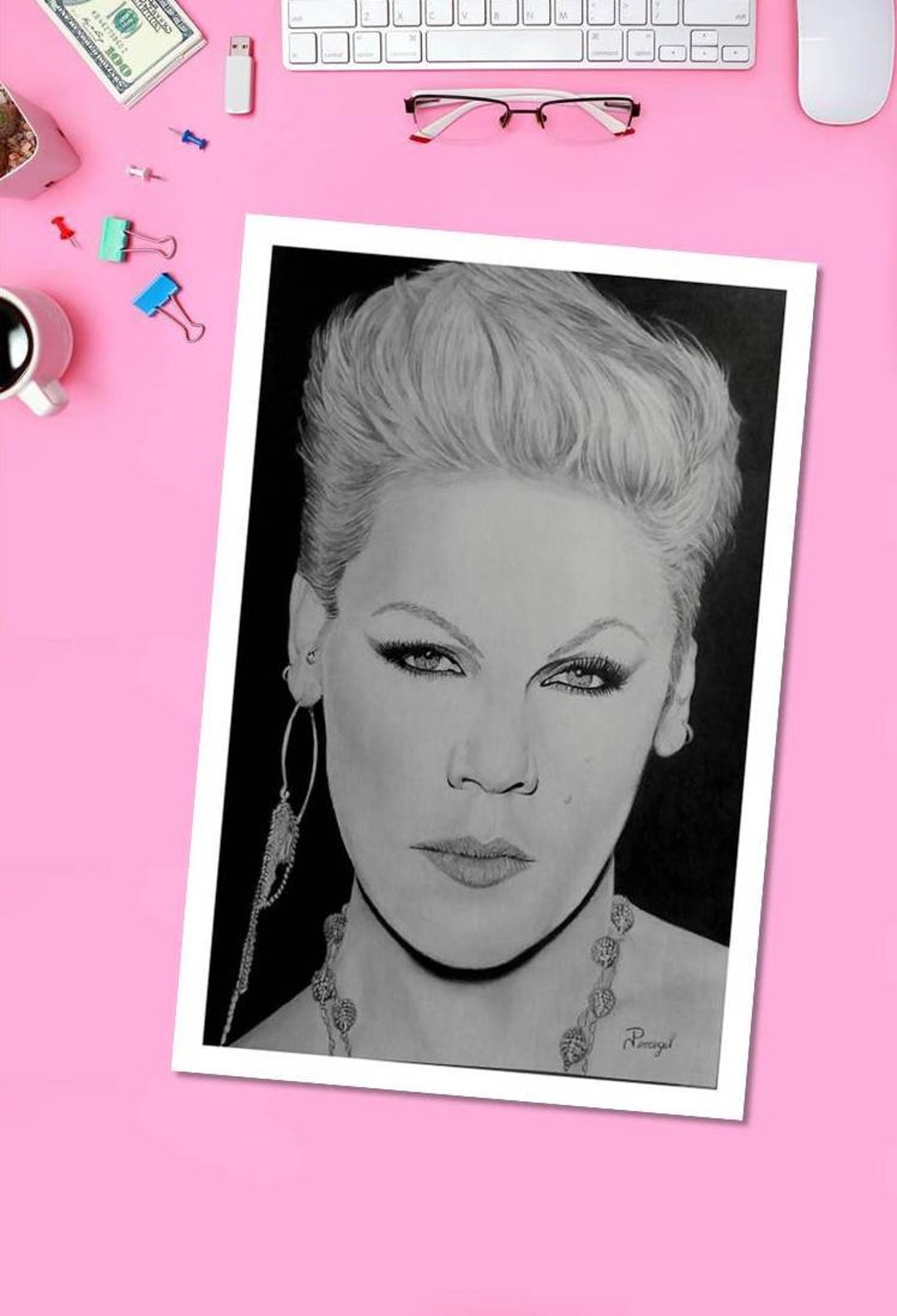 Fine Art, Printed Sheets of My Original Drawings in Fine Art, Printed