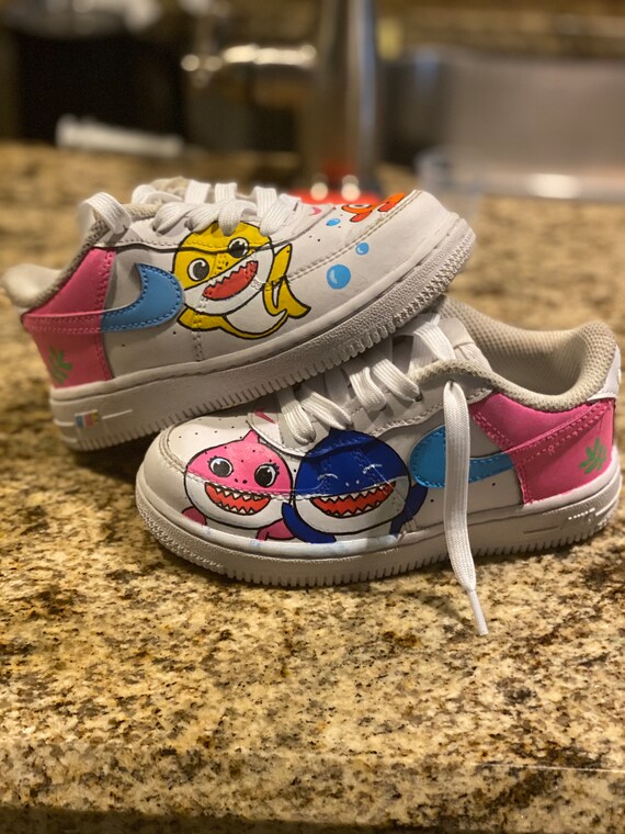 Baby Shark Air Force 1 Etsy