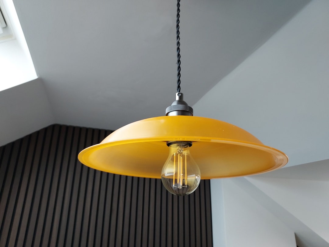 Orange Vinyl Record Lampshade Vinyl Record Light Music Lampshade Music