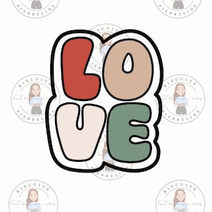 LOVE cookie cutter