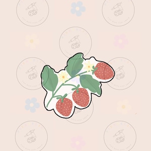 Strawberry cookie cutter