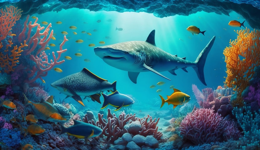 Underwater Virtual Background Zoom Teams Skype Etsy