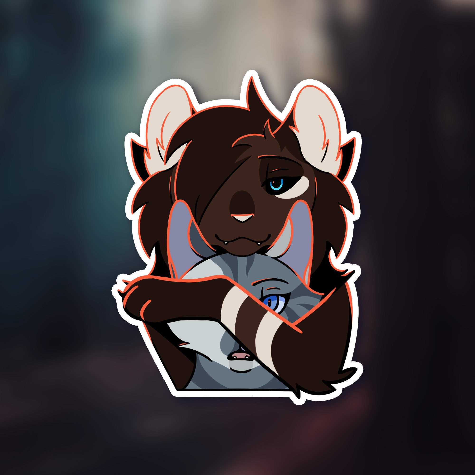 Sticker Warrior Cats Hawkfrost Ivypool Etsy
