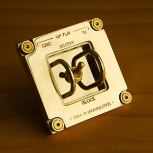 Toggle lever brass switch/living room bedroom panel/86 type retro concealed switch
