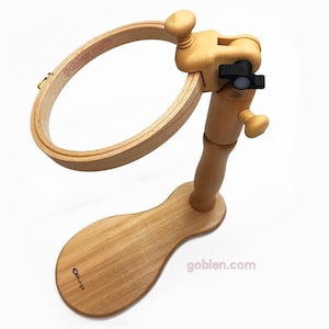 Hoop Stand, Embroidery Stand, Cross stitch stand, Wooden, Height Adjustable, Nurge Brand, 190-1