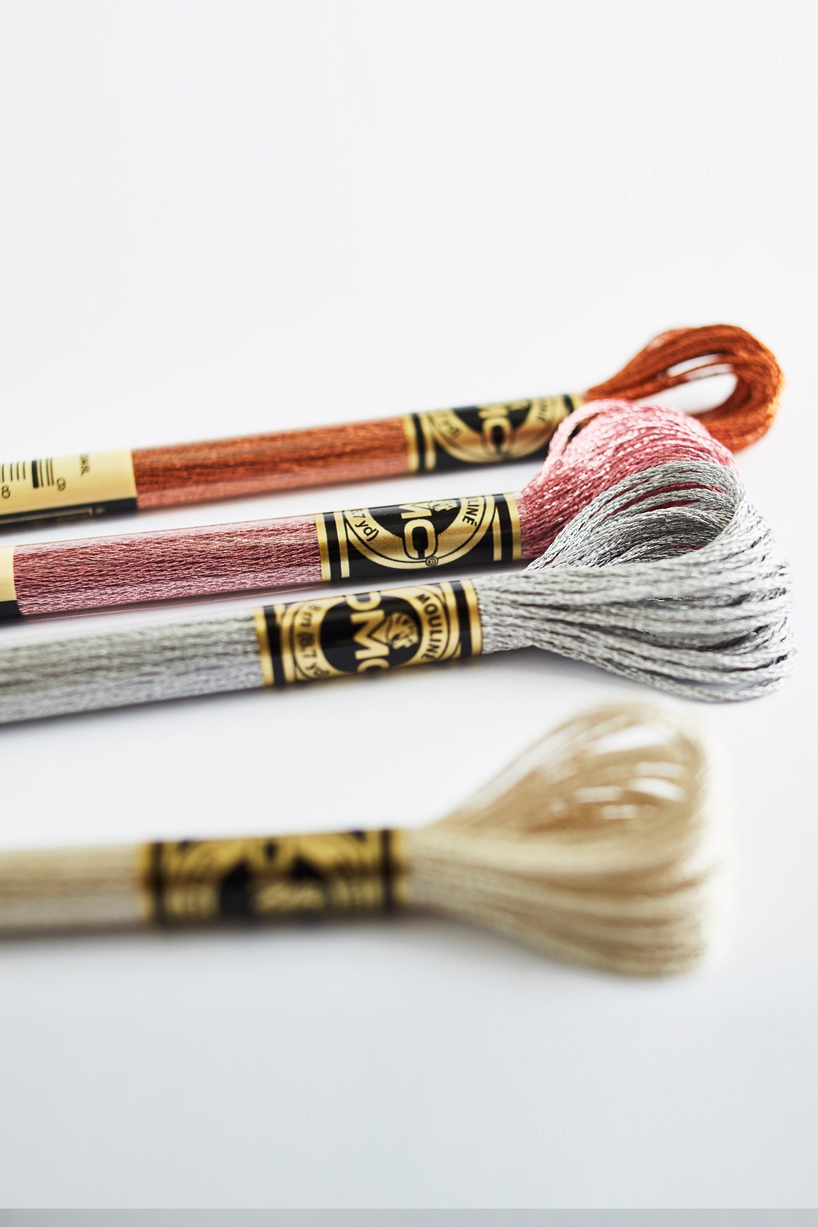 DMC Light Effects Thread, Pearlescent Embroidery Floss, Silvery Thread ...