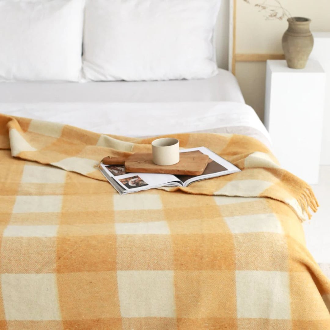 100 Wool Blanket Woolmark Certified, Healthy and Natural Product, Wool