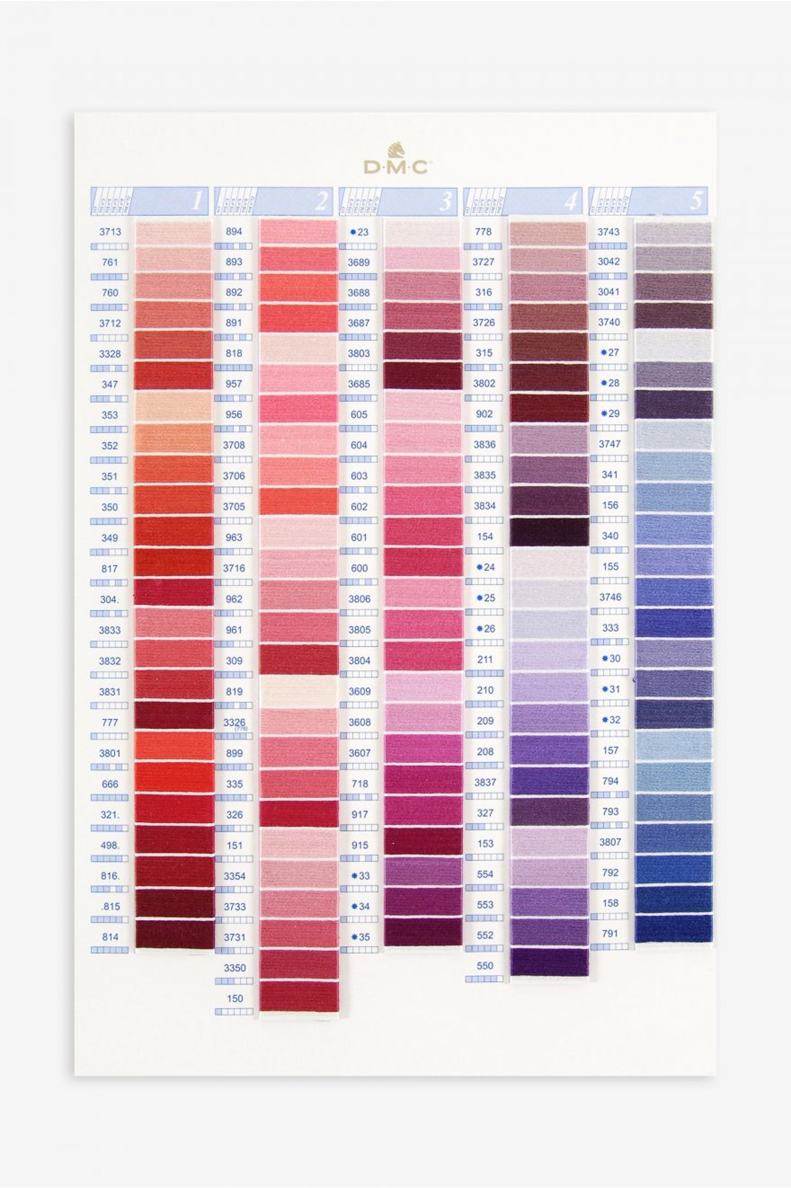 DMC Floss Thread, Pick Your Color, DMC Mouline Stranded Cotton Thread ...