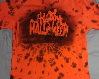 Halloween, Black and Orange, Tie dye.