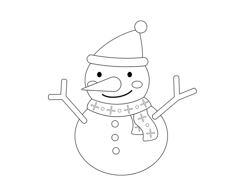 Christmas Coloring Pages, 20 Christmas Printable Pages Etsy