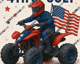 ATV, ATV 4th of July PNG, 4th of July Png File, 4th of July Atv, Png File, Sublimation, Files for Cricut and Silhouette