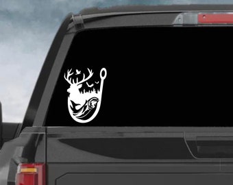Hunting, Hunting Decal, Hunting and Hook, Hunting and Hook Decal, Fishing Decal, Hunting and Fishing, Hunting and Fishing Decal