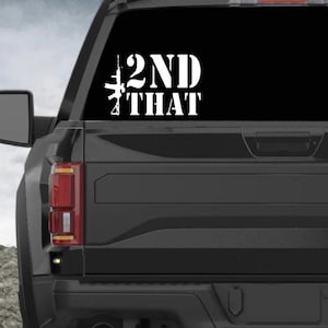 2A, 2A Decal, 2nd Amendment, 2nd Amendment Decal, 2nd Amendment Car Decal, 2nd Amendment Truck Decal
