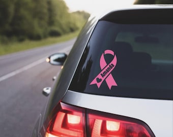 Cancer, Cancer Decal, Cancer Ribbon Decal, Custom Cancer Ribbon Decal, Custom Cancer Ribbon, Custom Cancer Decal, Cancer Car Decal