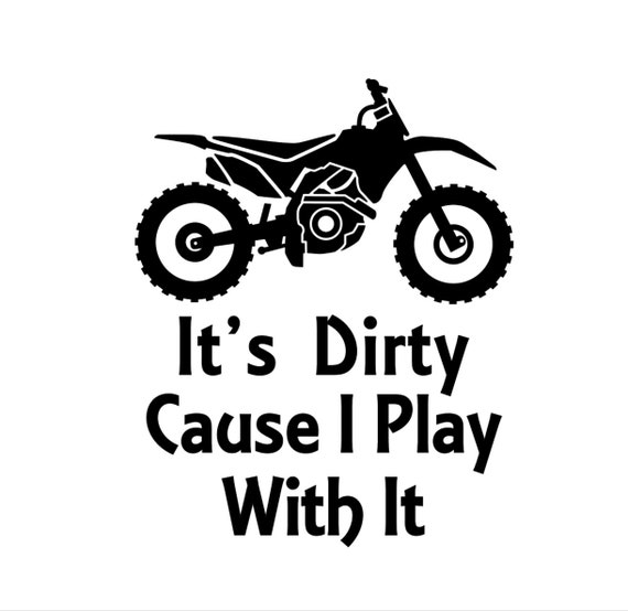 Dirt Bike Sticker Dirt Bike Decal Sticker Dirt Bike Vinyl Etsy