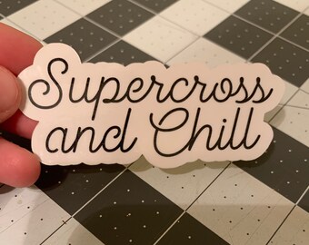 Dirt Bike Sticker, Dirt Bike Vinyl Sticker, Motocross Sticker, Laptop Sticker, Tumbler Sticker, Notebook Sticker
