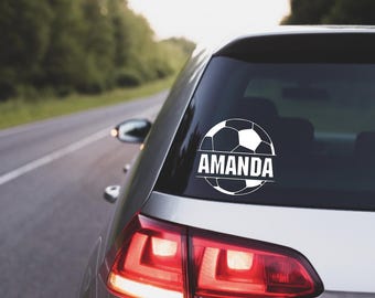 Soccer, Soccer Decal, Custom Soccer Decal, Custom Soccer Vinyl Decal, Car Decal, Truck Decal, Laptop Decal, Tumbler Decal