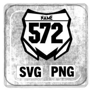 Dirt Bike, Dirt Bike-Svg-Datei, Dirt Bike Png-Datei, Front Nummer Schild SVG, Front Nummer Schild Png, Dateien für Cricut und Silhouette