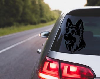 German Shepherd Decal, German Shepherd Vinyl Decal, German Shepherd Custom Decal, German Shepherd Car Decal, German Shepherd Truck Decal
