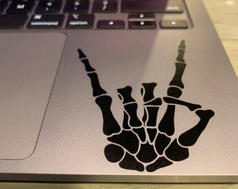 Rock On Skeleton, Rock On Skeleton Decal, Rock On Skeleton Vinyl Decal, Rock On Skeleton Car Decal, Car Decal, Truck Decal, Laptop Decal