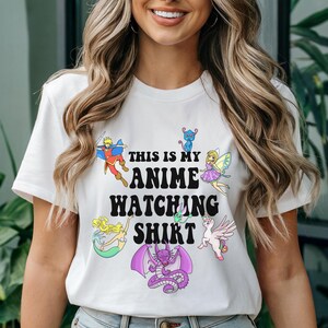 Anime Fan T-Shirt | Unisex, Anime Liebhaber T-Shirt, Kawaii lustiges Anime Shirt, Anime Liebhaber Geschenk, japanische Kultur, Otaku Shirt, Anime Watcher T-Shirt