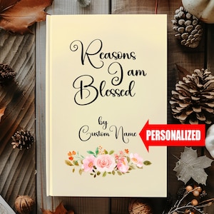 Precioso diario de tapa dura personalizado con nombre personalizado, regalo para mujeres, cuaderno de cuidado personal, diario de curación, regalo de agradecimiento para compañeros de trabajo