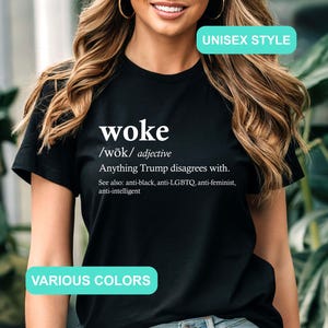 Anti-Trump Unisex T-Shirt, Impeach Trump, Pro Democracy, Save Democracy, Funny Political Shirt, Anti Republican Shirt,Feminist Democrat Tee
