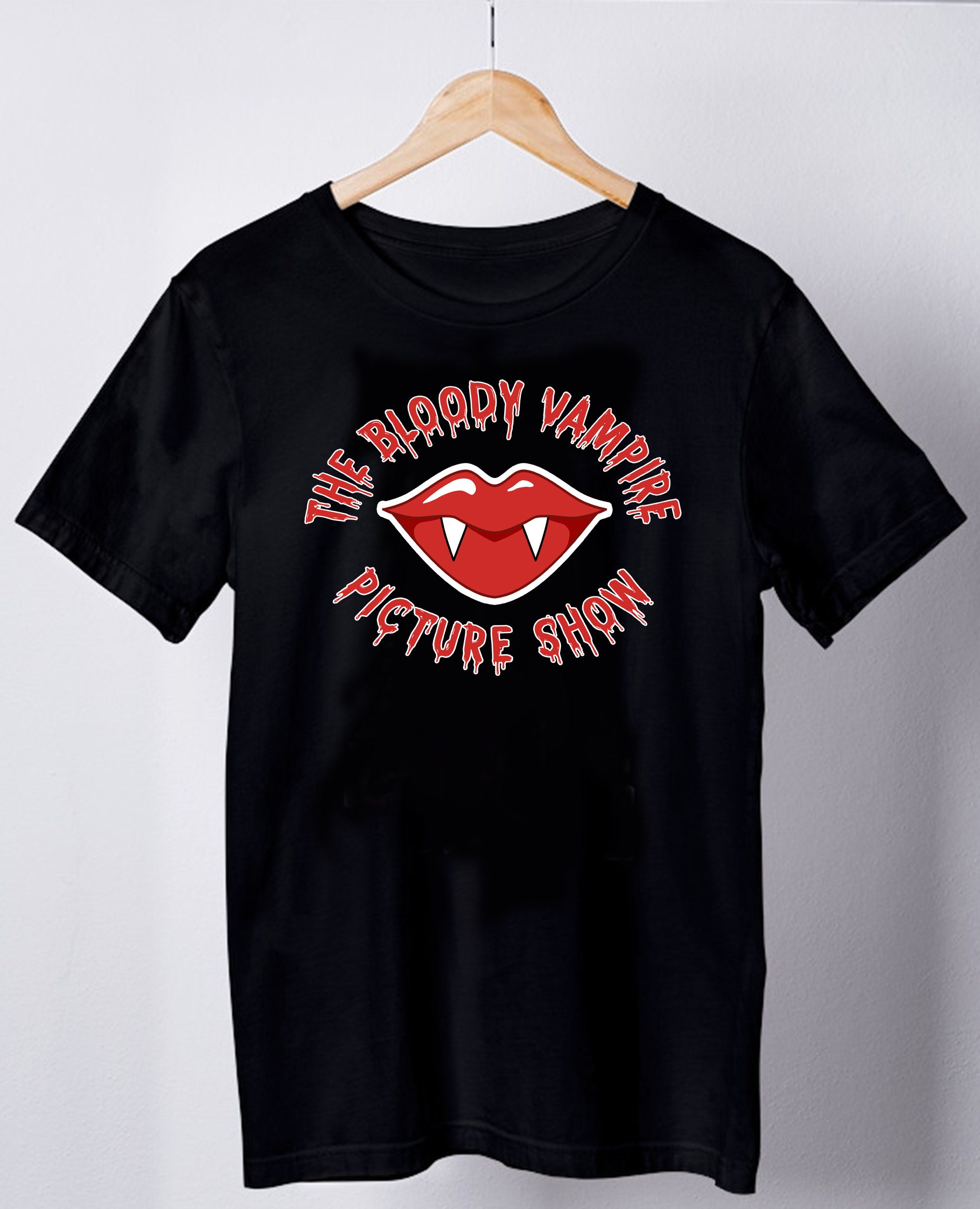 トップス used vampire bloody dress shirts The Bloody Vampire Picture Show | Unisex, Vampire T-shirt
