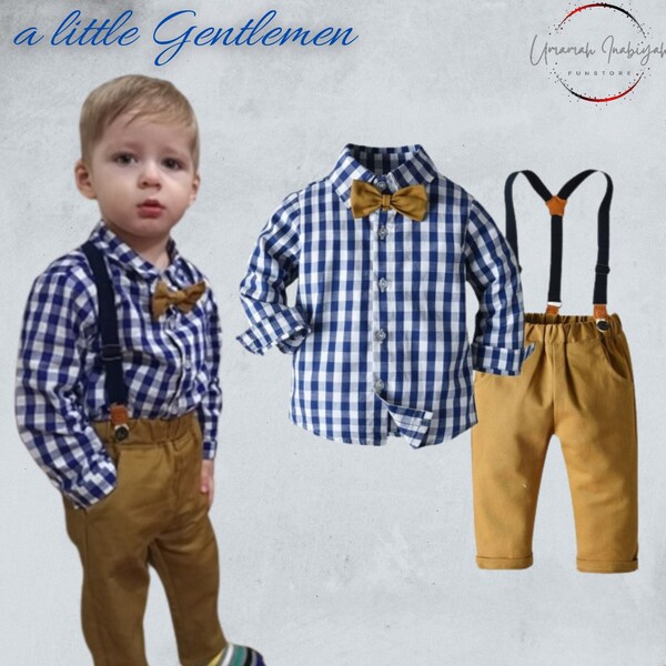 Baby Boy Gentleman Suit, Baby Boy 1st birthday, Baby boy Tux, Baby Boy Formal Outfit, Baby Boy Clothes, Boy Toddler Suit Set, Baby Boy Suit