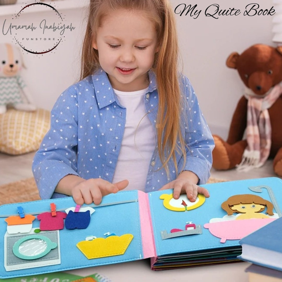 Toddler Quiet Book Felt Busy Book Montessori Toddlers Busy Etsy