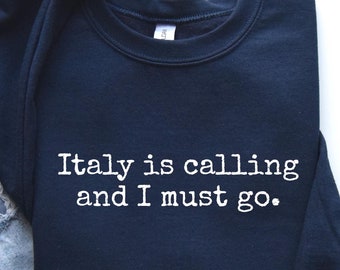 Italy Sweatshirt: Vacation Family Trip Italian Shirt