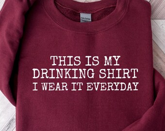 Funny Drinking Shirt: Hungover Women's Crewneck