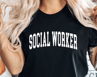 Social Worker T-Shirt: Soft Ring-Spun Cotton, Ethical Gift