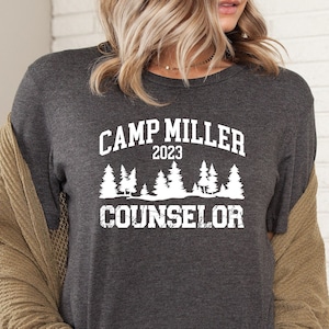 Custom Camp Counselor Shirt, Personalized Camp Counselor Shirt, Camping shirts for Family Friends,Summer Camp Shirts, Camping Trip, Matching