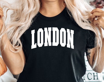 London Graphic Tee: British Vacation Travel Shirt