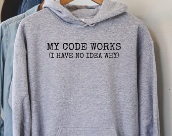 Computer Science Hoodie: Coder Gift - Cotton/Poly Blend