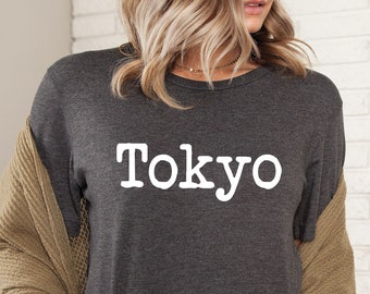 Tokyo Japan Shirt, Tokyo City Shirts, Japanese Clothes, Unisex Crew Neck Tee, City T-Shirt, Anime Tee, Tokyo Outfit, Japanese Gifts
