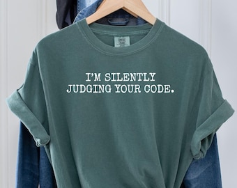 Comfort Colors Coding Shirt: Funny Programmer Gift