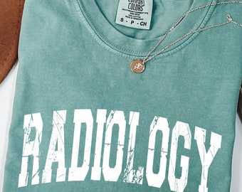 Comfort Colors Radiology Shirt: Rad Tech X-Ray Graphic Tee